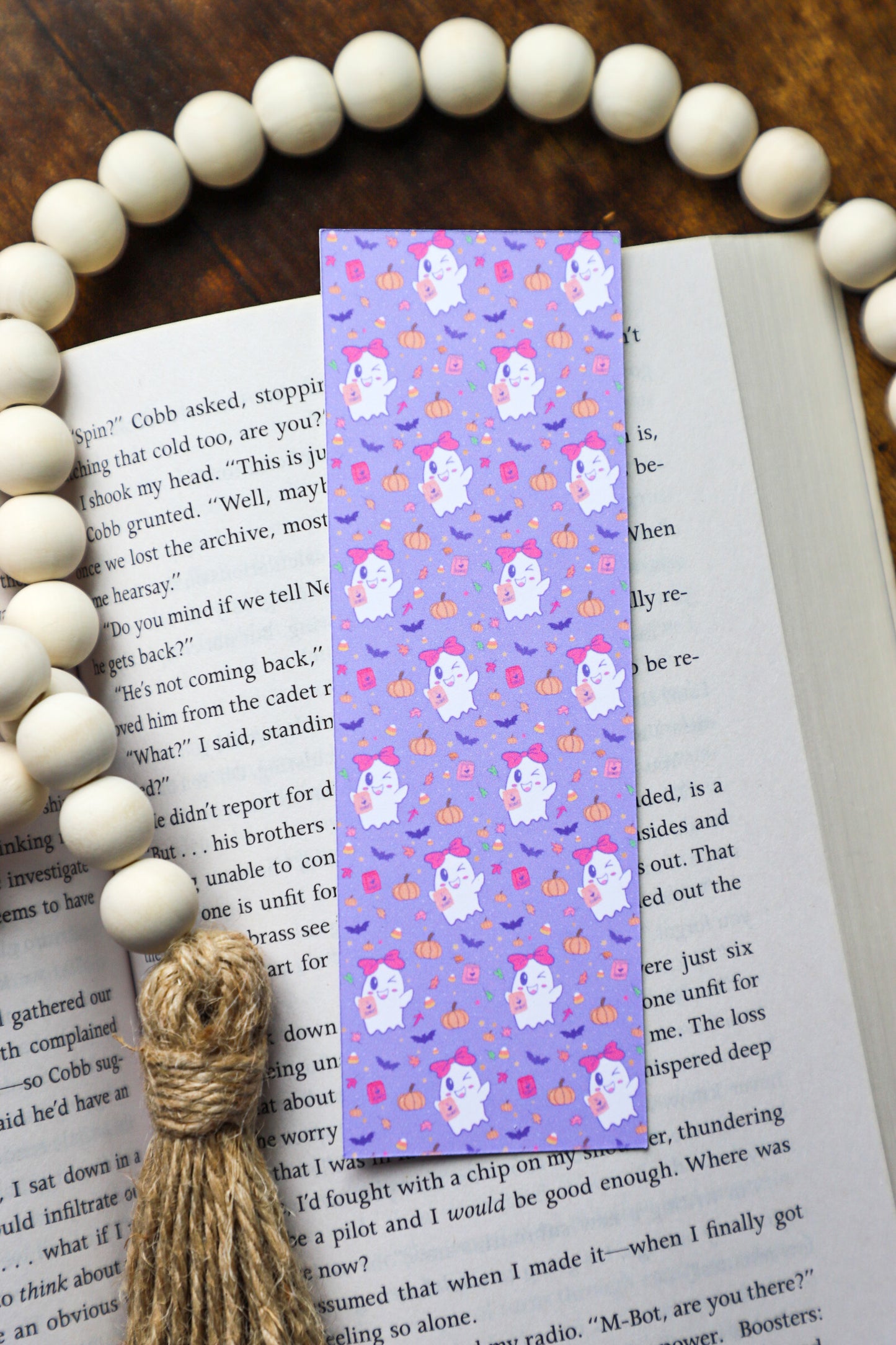 Bookish Ghost Bookmark