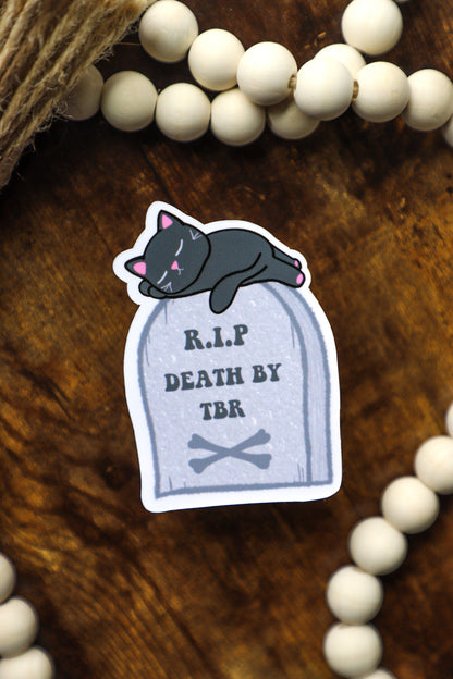 R.I.P Death By TBR Sticker