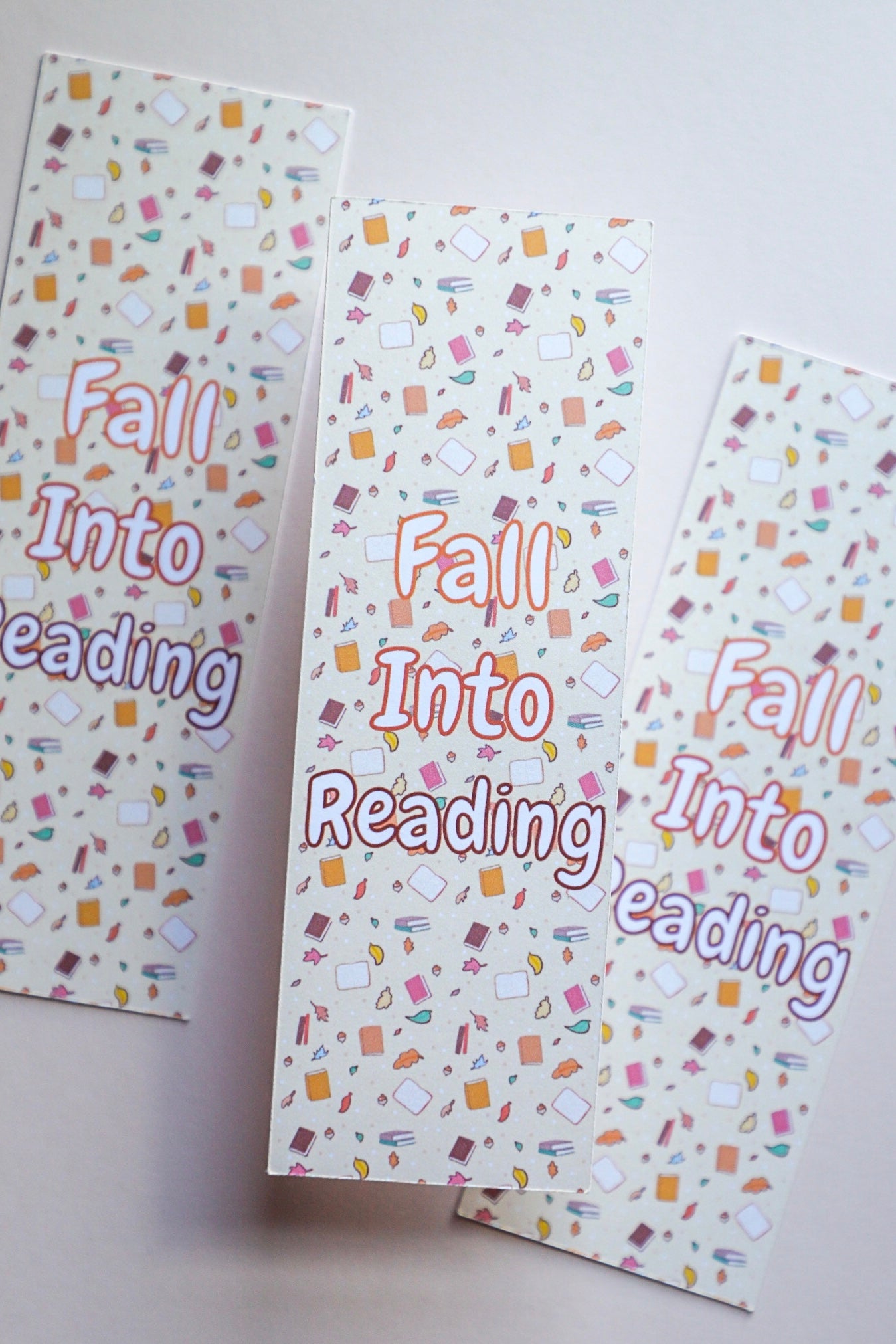 Fall Into Reading Bookmark