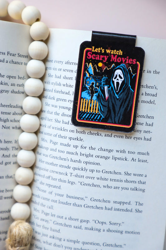 Ghost Face Magnetic Bookmark