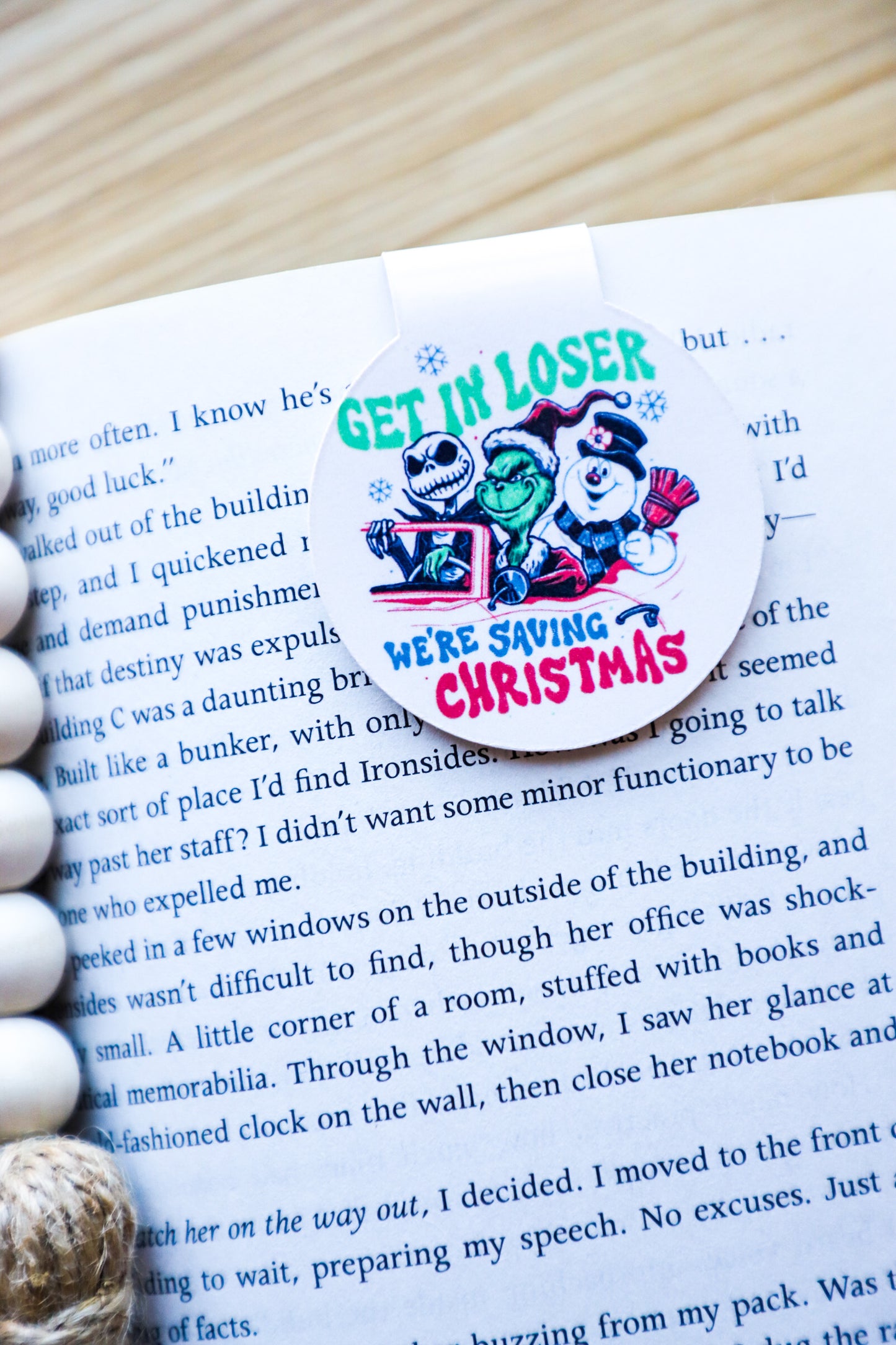 Get In Loser, We're Saving Christmas Magnetic Bookmark