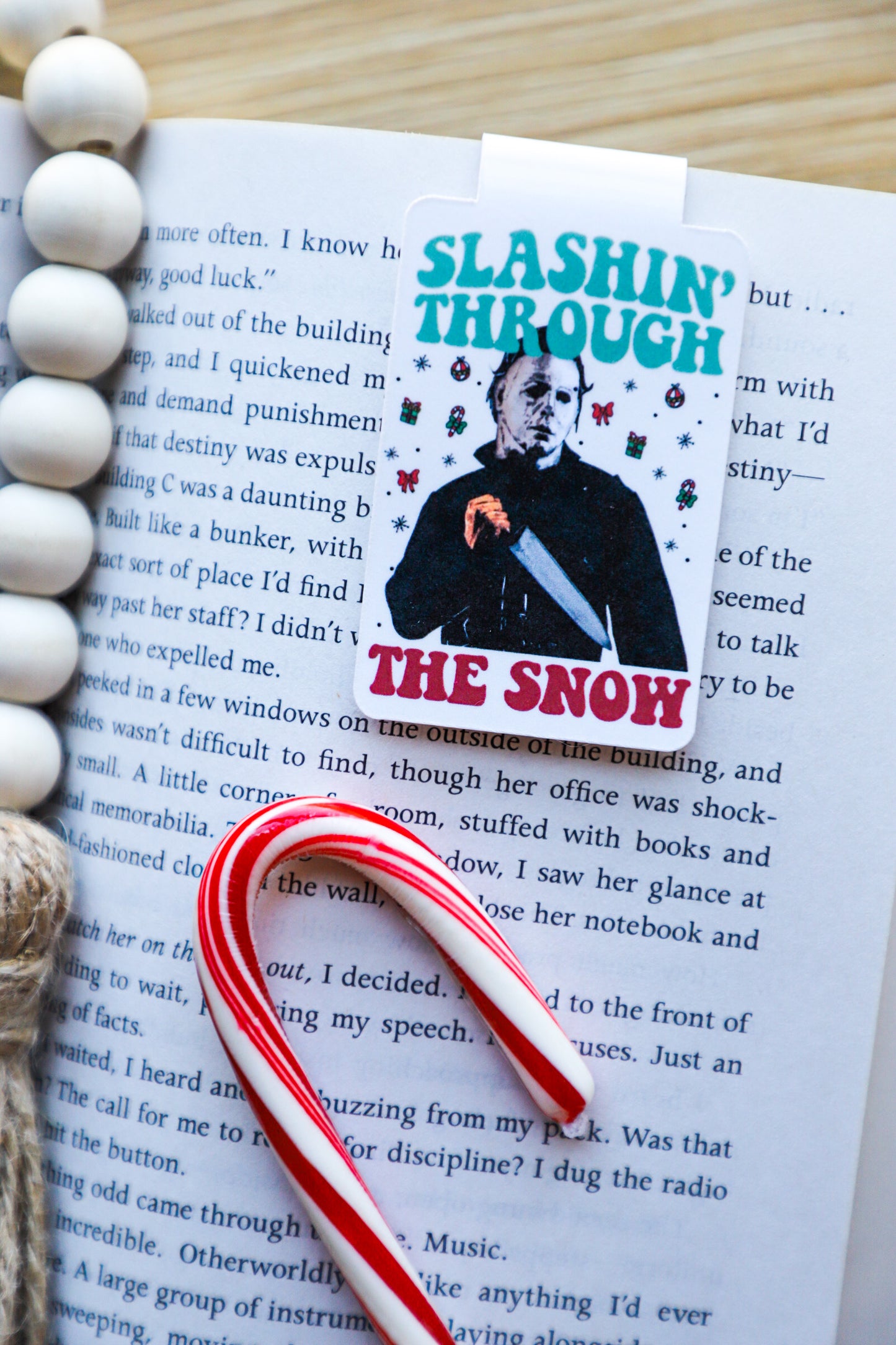 Slashing Through The Snow Magnetic Bookmark