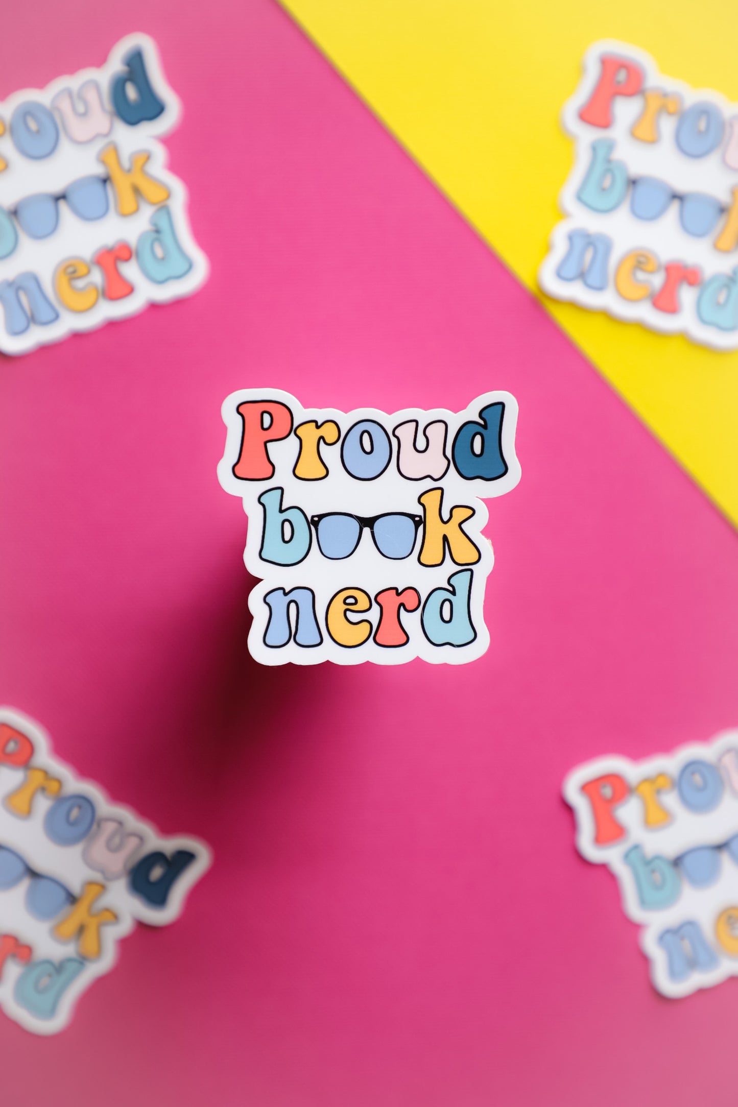 Proud Book Nerd Sticker