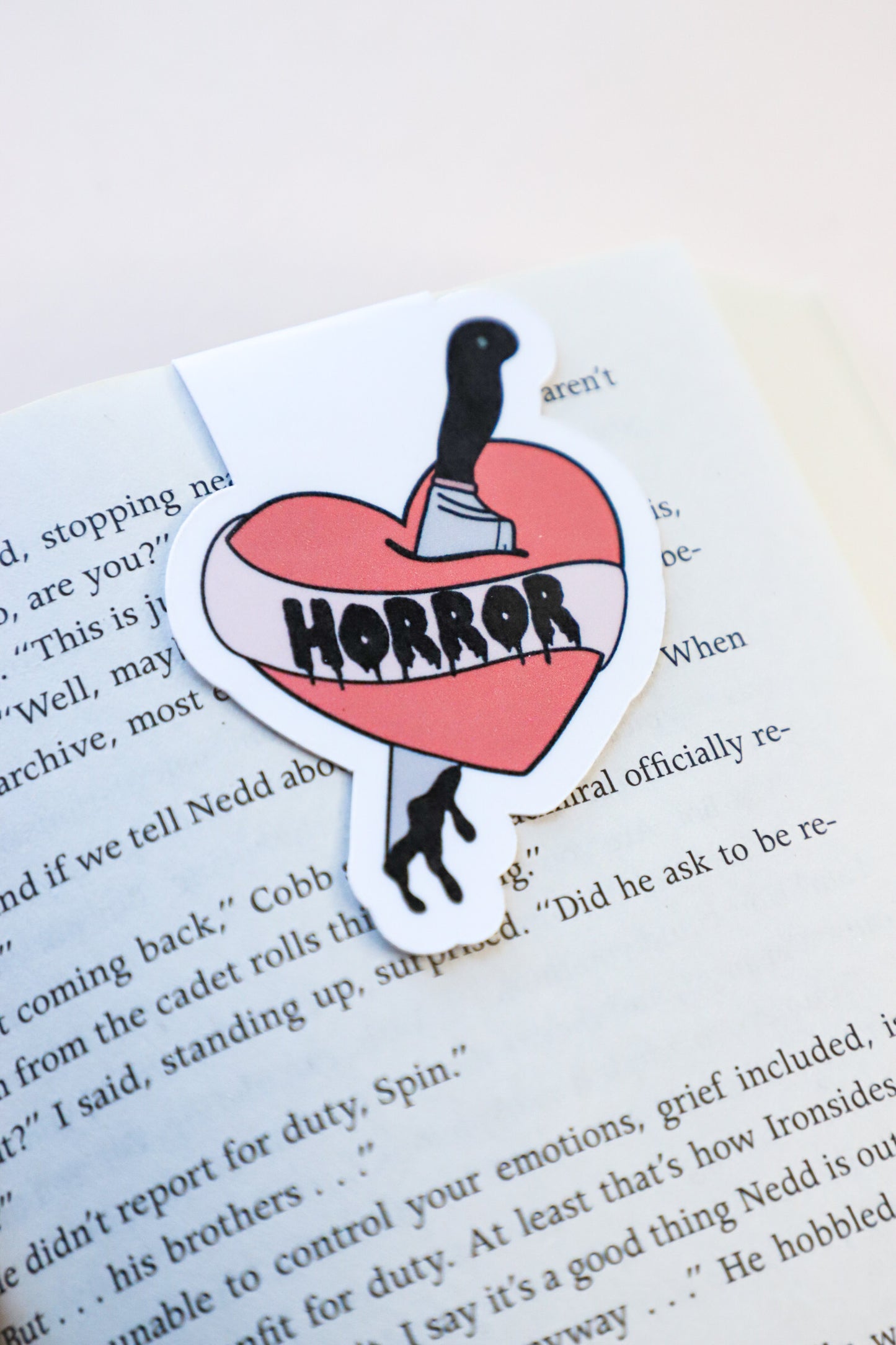Horror Heart Magnetic Bookmark