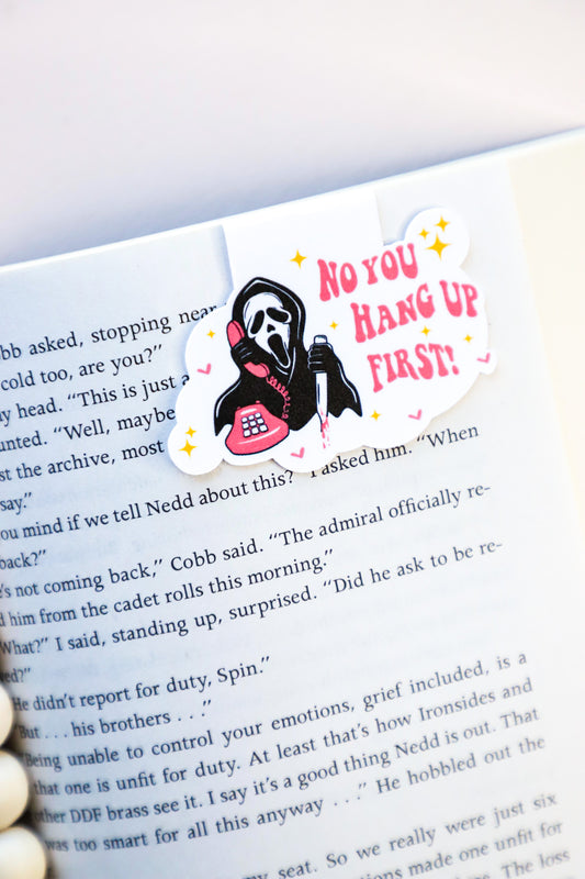 Ghost Face No You Hang Up First Magnetic Bookmark