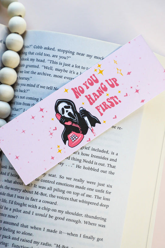 Ghost Face No You Hang Up Bookmark
