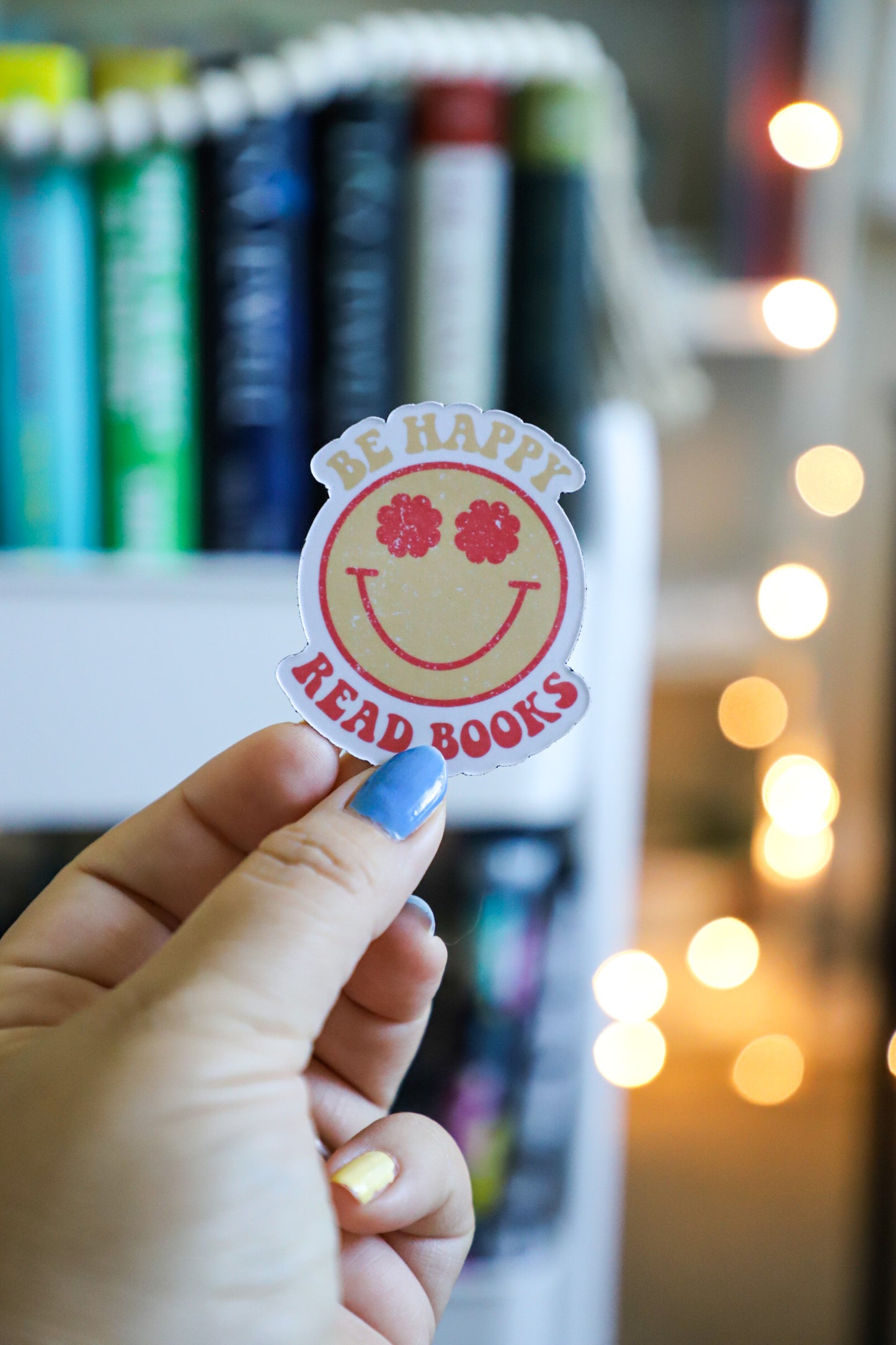 Be Happy Read Books Magnet