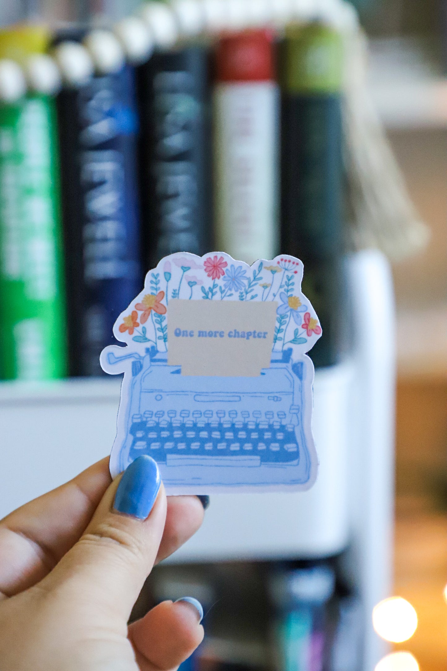 One More Chapter Typewriter Magnet